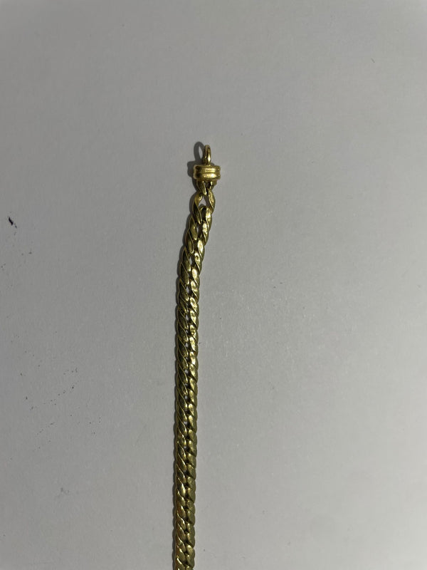 Bracelet Gourmette Or Jaune 18K 4.79 Grs