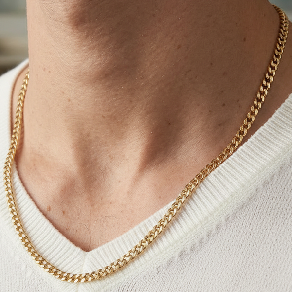 Collier Gourmette Or Jaune 18 K - 18.51 G