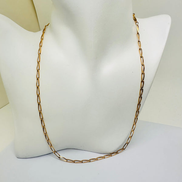 Collier Matinée Or Jaune 18 Carats, Maille Cheval – 14.7Grs