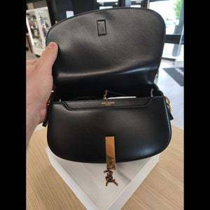Sac à main YSL  Voltaire en cuir noir
