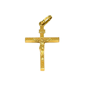 Pendentif Croix en Or Jaune 18K