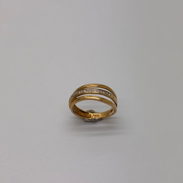 Bague en or jaune 18 carats Taille-52