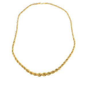 Collier Princesse en Or Jaune et Or Blanc 18 K - 9.15 G