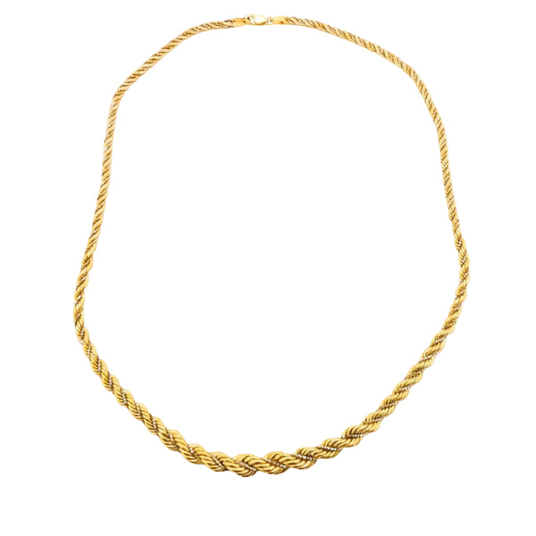 Collier Princesse en Or Jaune et Or Blanc 18 K - 9.15 G