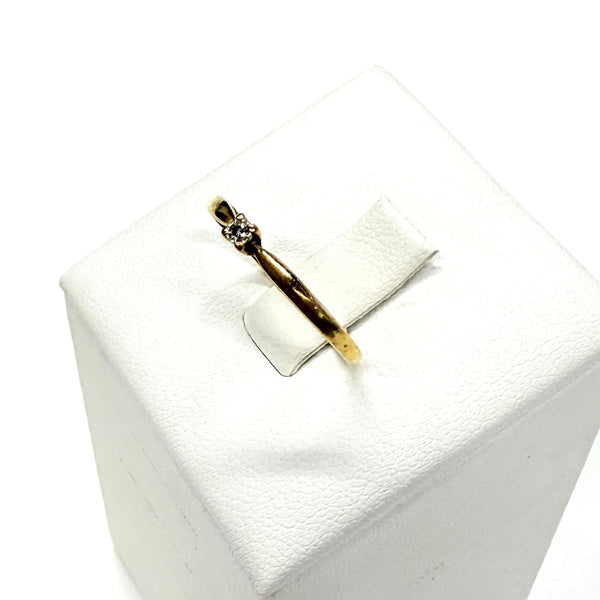 Solitaire en or jaune 18k Taille-55