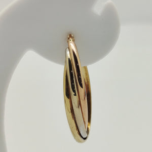 Boucle d'oreille en Or Jaune, Or Blanc, Or Rose  18 carats