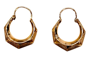 Boucles d'oreilles Créoles en Or Jaune 18k - 1.41 G