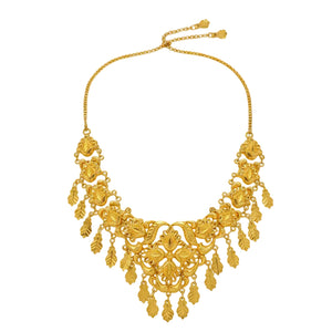 Collier Princesse Artisanal en Or Jaune 21k