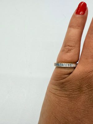 Bague en Or Jaune et Diamants Baguette 0.50 Carats