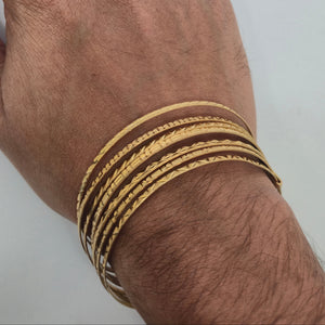 Bracelet Jonc en Or Jaune 18k