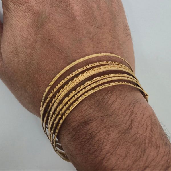 Bracelet Jonc en Or Jaune 18k