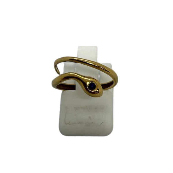 Bague Fantaisie en Or Jaune 18K - Taille 47 - 1.87g
