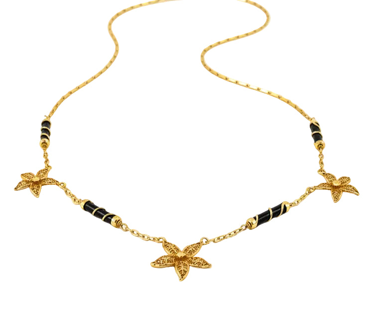 Collier Princesse en Or Jaune 18 k -  6.27 G