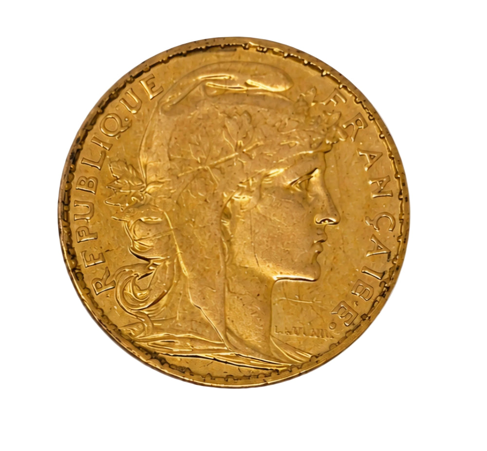 Pièce 20 Francs Coq Marianne en Or Jaune