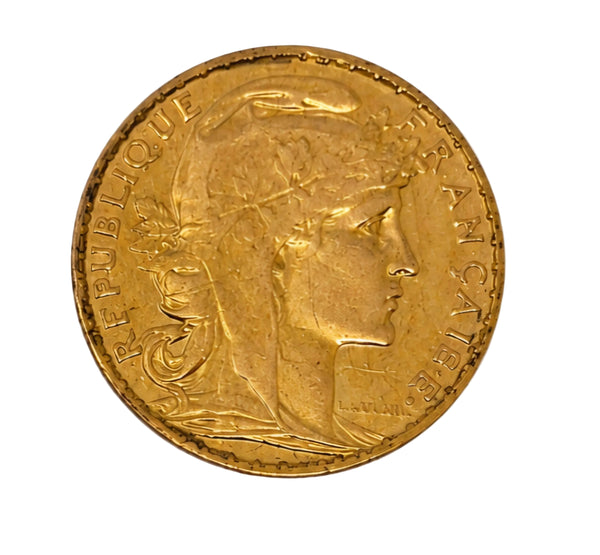 Pièce 20 Francs Coq Marianne en Or Jaune