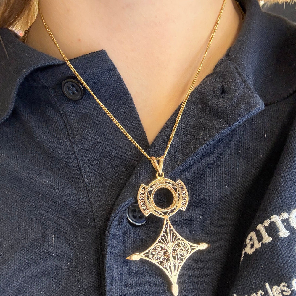 Pendentif Croix du Sud en Or Jaune 18 Carats