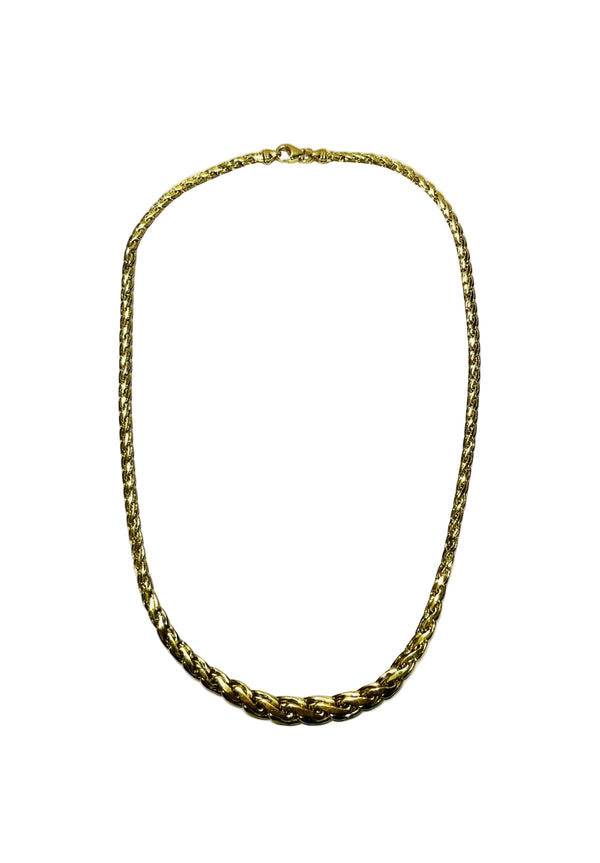 Collier maille royale en Or Jaune 18K - 10.92 Grs