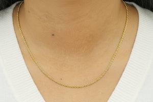 Collier Princesse en Or jaune 18k -  2.66 G