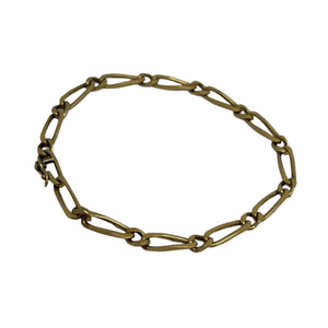 Bracelet Maillon Figaro Or Jaune 18 K - 7.33 Grs