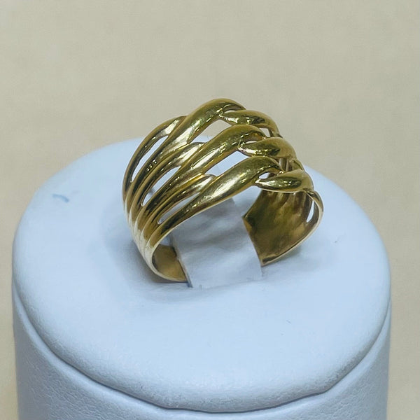 Jonc Or Jaune 18K - Taille 52