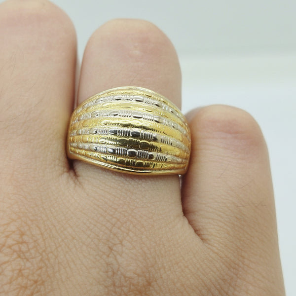Bague en Or Jaune 18k - 5.36 G