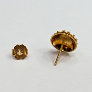 Boucles d'oreilles en or jaune 20K 2.47 Grs