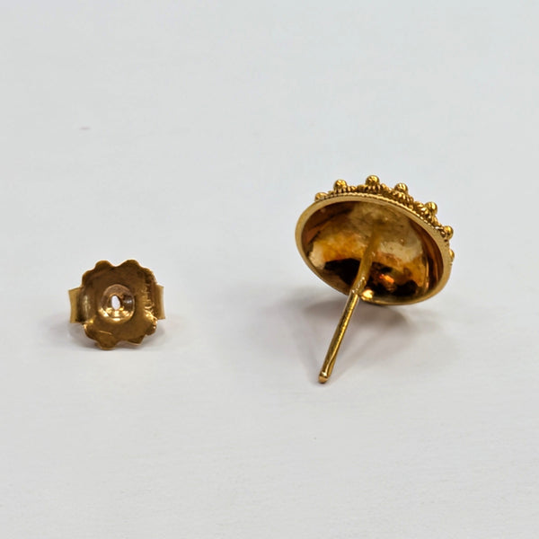 Boucles d'oreilles en or jaune 20K 2.47 Grs