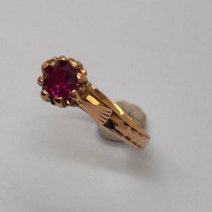 Bague Or Jaune 18K - Taille 53 - 1.84g