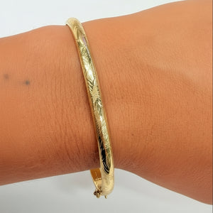 Bracelet Jonc Or Jaune 18k - 7.25 Grs