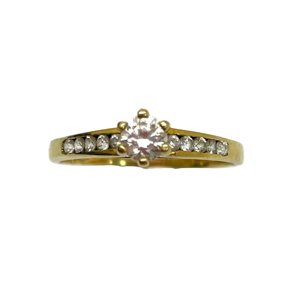Bagues en Or Jaune 18K - Taille 57 - 2G