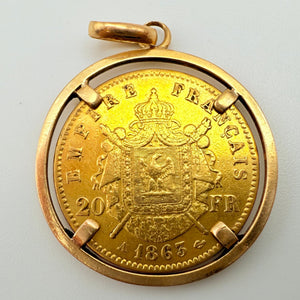 Porte-pièce en Or Jaune 18K 8.29 Grs