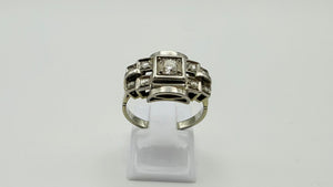 Bagues en Or Blanc 18K Taille-56