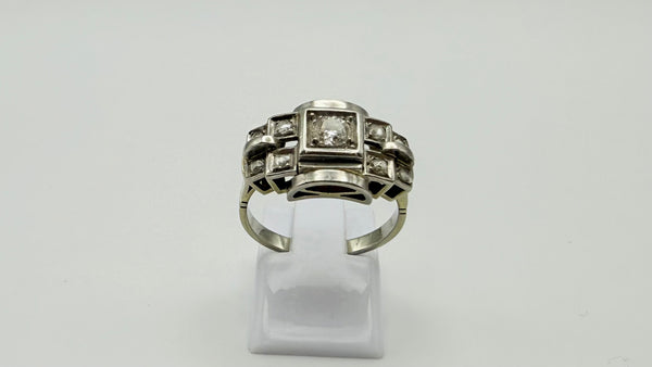 Bagues en Or Blanc 18K Taille-56