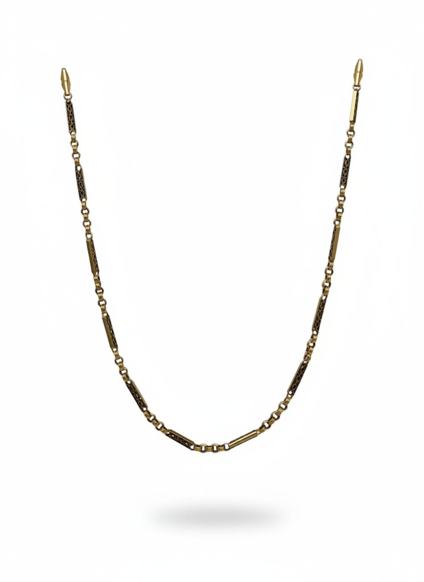 Collier en or jaune 18 carats Longueur-42cm