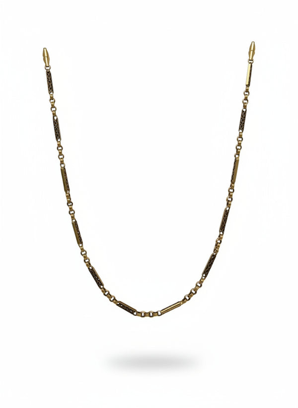 Collier en or jaune 18 carats Longueur-42cm