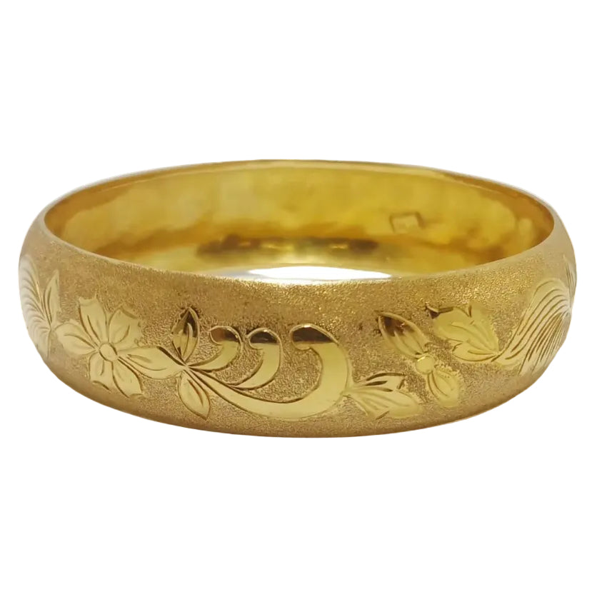 Bracelet Manchette Or Jaune 18K - 20.80Grs