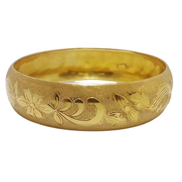 Bracelet Manchette Or Jaune 18K - 20.80Grs