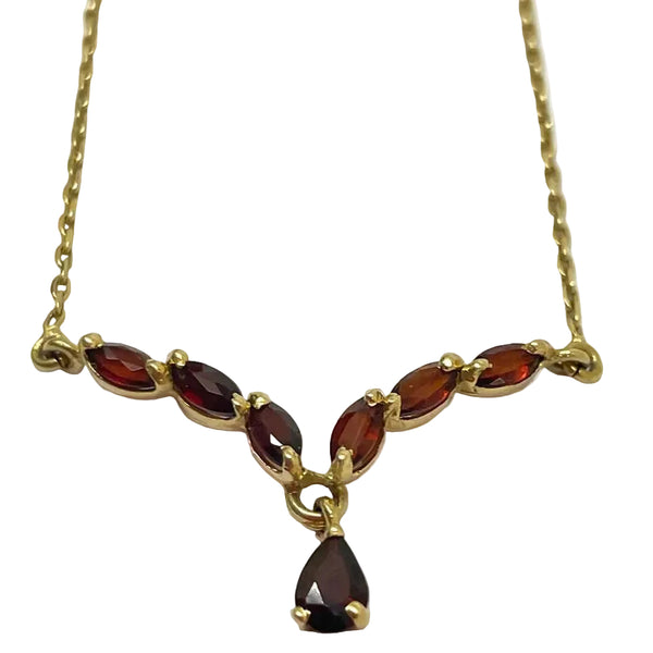 Collier Princesse en Or Jaune avec Zirconiums 18K - 40.5cm - 2.54gr