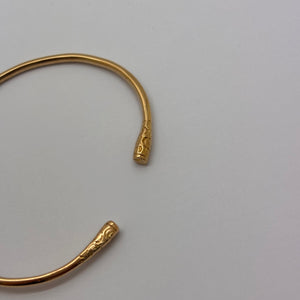 Bracelet Jonc Or Jaune 750/1000 18 Carats 14.03 Grs