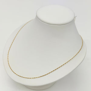 Collier chaîne Figaro Or Jaune 18k