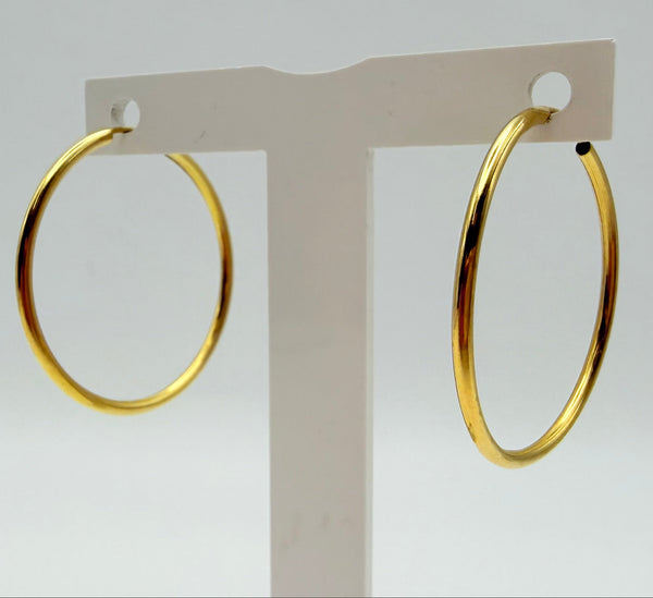 Boucles d'oreilles en or jaune 18K - 1.06 G