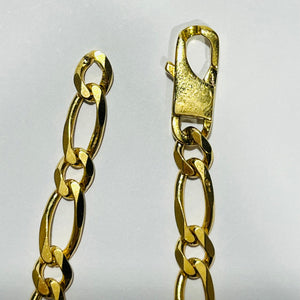 Bracelet en Or Figaro 18K - 20cm - 11.65gr