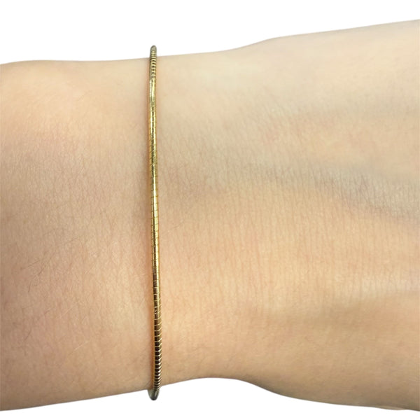 Bracelet Jonc en Or Jaune 18K 3.51 Grs