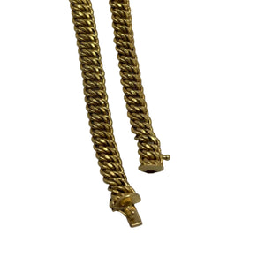 Collier Ras du Cou en Or Jaune 18 Carats