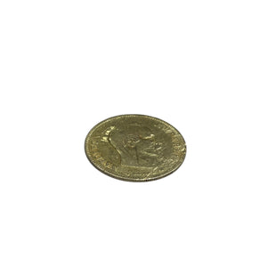 Pendentif Or Jaune Empereur Napoléon III 1855 - 10 Francs Titrage : 900