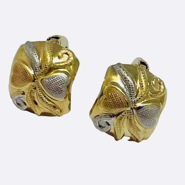 Boucles d'oreilles en Or jaune 18K -  2.60g