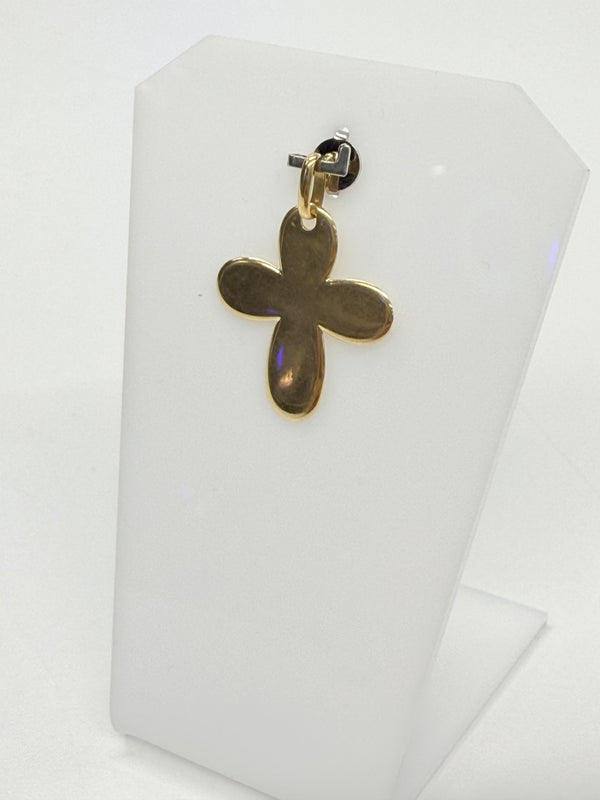 Pendentif croix en Or jaune 18k 3cm