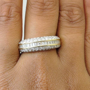 Bague en Or Jaune 18 K - 5.94 G