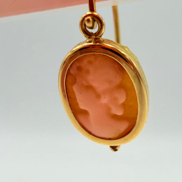 Boucles d'oreilles Dormeuses en Or Jaune 18K - 1.38g