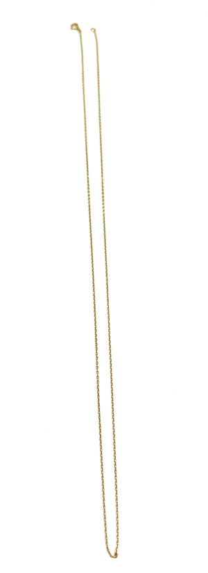 Collier longue chaîne en Or 18K - 3.02g